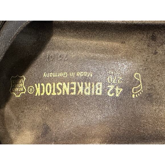 BIRKENSTOCK WOMENS MADRID BIRKO FLOR SLIDE SANDAL MOCHA SIZE 42 USA 9-9.5 - Picture 8 of 8